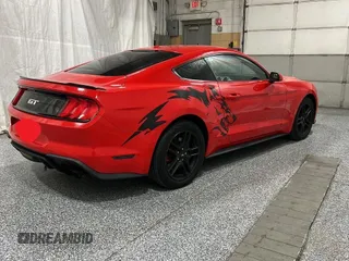 2019 Ford Mustang GT with VIN 1FA6P8CF8K5118569, listed as a Copart auction lot 55095225 with 90,313 mi miles and Clean Title. Bid and sale history available at carsss.com. Image 4.