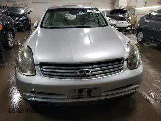 2004 Infiniti G35 w/Leather z VIN JNKCV51FX4M703276, wystawiony jako Copart lot #76918474 z przebiegiem 87 284 mil mil oraz Szkoda całkowita • Salvage title. Historia ofert i sprzedaży dostępna na DreamBid. Obrazek 5.