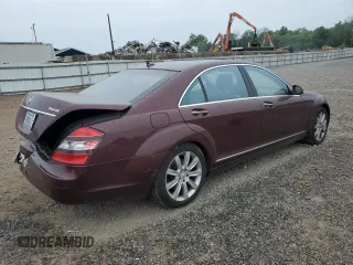 2008 Mercedes-Benz S 550 with VIN WDDNG86X98A194012, listed as a Copart auction lot 57961635 with 158,747 mi miles and Salvage title. Bid and sale history available at DreamBid. Image 3.