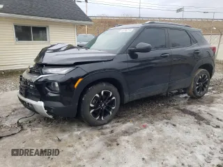 2021 Chevrolet TrailBlazer LT with VIN KL79MPS21MB162097, listed as a Copart auction lot 46256715 with 82,650 mi miles and Salvage Title. Bid and sale history available at carsss.com. Image 1.