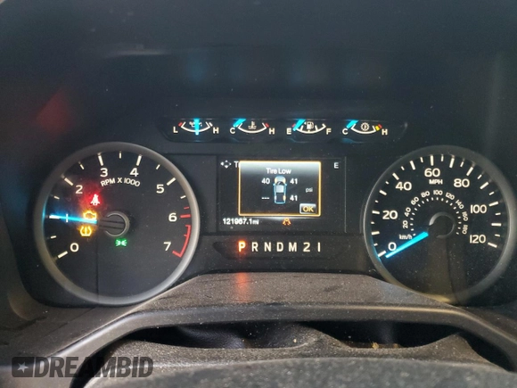 2016 Ford F-150 XL with VIN 1FTEX1CF9GKE07417, listed as a Copart auction lot 82564844 with 121,967 mi miles and Salvage Title. Bid and sale history available at carsss.com. Image 9.