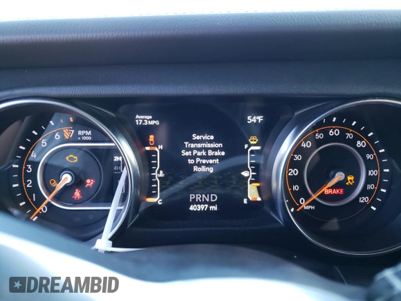 2022 Jeep Gladiator Overland z VIN 1C6HJTFG0NL144070, wystawiony jako Copart lot #70472744 z przebiegiem 40 397 mil mil oraz Szkoda całkowita • Salvage title. Historia ofert i sprzedaży dostępna na DreamBid. Obrazek 9.