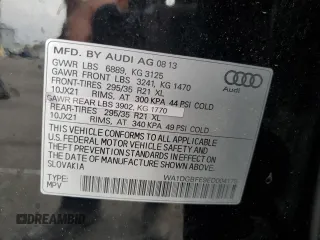 2014 Audi Q7 3.0T S line Prestige with VIN WA1DGBFE9ED004179, listed as a Copart auction lot 78647454 with 156,950 mi miles and Clean Title. Bid and sale history available at carsss.com. Image 13.
