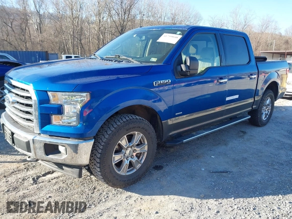 2017 Ford F-150 XL with VIN 1FTEW1EP0HFA48400, listed as a IAAI auction lot 41759048 with 141,891 mi miles. Bid and sale history available at carsss.com. Image 2.