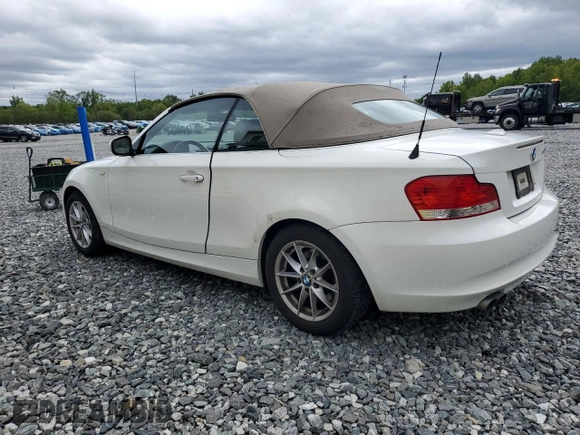 2011 BMW 1 Series 128i with VIN WBAUN1C57BVH83226, listed as a Copart auction lot 57753625 with 55,985 mi miles and Clean title. Bid and sale history available at DreamBid. Image 2.