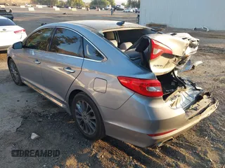 2015 Hyundai Sonata 2.4L Sport with VIN 5NPE34AF4FH019959, listed as a IAAI auction lot 41020000 with 129,535 mi miles. Bid and sale history available at carsss.com. Image 3.