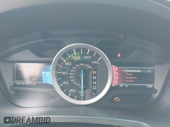 2012 Ford Explorer Limited с VIN 1FMHK7F93CGA07513, выставлен на аукционе IAAI как лот 42345049 с пробегом 170 118 миль миль и . История ставок и продаж доступна на DreamBid. Изображение 7.