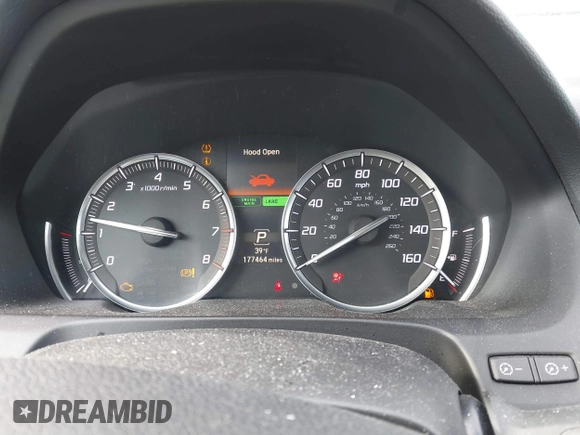 2015 Acura TLX V6 Tech with VIN 19UUB3F57FA007208, listed as a IAAI auction lot 41441646 with 177,464 mi miles. Bid and sale history available at carsss.com. Image 7.