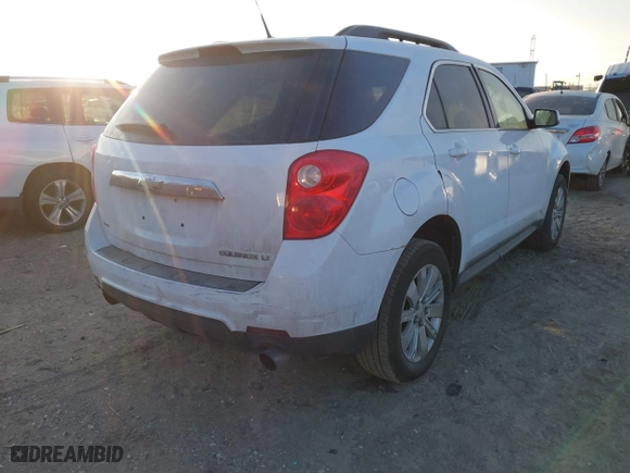 2010 Chevrolet Equinox LT w/1LT with VIN 2CNFLEEY7A6215537, listed as a IAAI auction lot 41301799 with 108,959 mi miles. Bid and sale history available at carsss.com. Image 4.