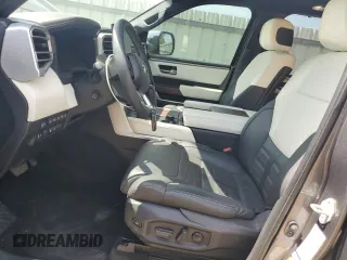2023 Toyota Sequoia SR5 with VIN 7SVAAABA1PX007351, listed as a Copart auction lot 52858825 with 38,137 mi miles and Salvage Title. Bid and sale history available at carsss.com. Image 7.