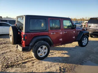 2021 Jeep Wrangler Unlimited Sport Altitude with VIN 1C4HJXDN7MW704830, listed as a Copart auction lot 84948044 with 42,321 mi miles and Salvage title. Bid and sale history available at DreamBid. Image 3.