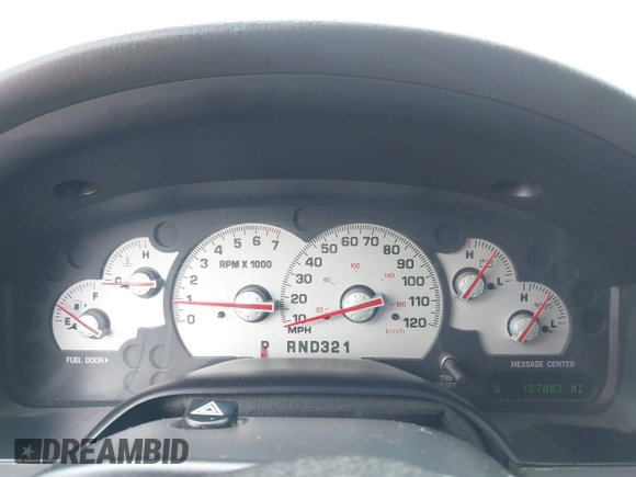 2003 Mercury Mountaineer Convenience с VIN 4M2DU86W43ZJ07966, выставлен на аукционе IAAI как лот 42230759 с пробегом 187 087 миль миль и . История ставок и продаж доступна на DreamBid. Изображение 7.