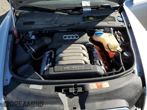 2007 Audi A6 3.2L with VIN WAUDH74F67N086698, listed as a Copart auction lot 79054744 with 93,484 mi miles and Salvage Title. Bid and sale history available at carsss.com. Image 12.