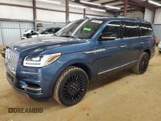 2019 Lincoln Navigator Reserve with VIN 5LMJJ2LTXKEL09234, listed as a Copart auction lot 48487545 with 24,047 mi miles and Salvage Title. Bid and sale history available at carsss.com. Image 1.