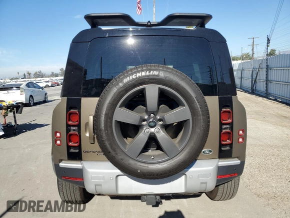 2020 Land Rover Defender SE with VIN SALEP7EU6L2002486, listed as a Copart auction lot 79749544 with 74,968 mi miles and Salvage title. Bid and sale history available at DreamBid. Image 6.