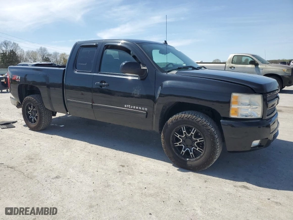 2011 Chevrolet Silverado 1500 LT with VIN 1GCRKSE36BZ389676, listed as a Copart auction lot 51458365 with 243,199 mi miles and Salvage Title. Bid and sale history available at carsss.com. Image 4.