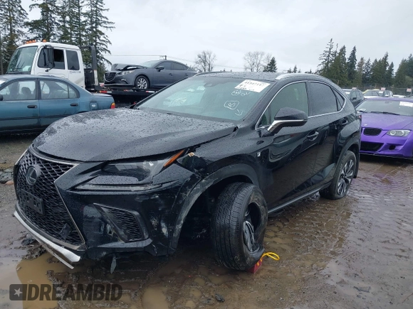 2018 Lexus NX with VIN JTJBARBZ7J2151734, listed as a IAAI auction lot 41547117 with 92,084 mi miles. Bid and sale history available at carsss.com. Image 2.