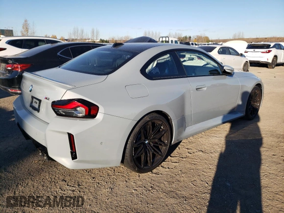 2025 BMW M2 z VIN 3MF23DM03S8F00757, wystawiony jako Copart lot #79146734 z przebiegiem 478 mil mil oraz Szkoda całkowita • Salvage title. Historia ofert i sprzedaży dostępna na DreamBid. Obrazek 3.