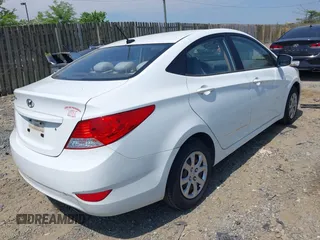 2013 Hyundai Accent GLS with VIN KMHCT4AEXDU532291, listed as a IAAI auction lot 42115374 with 179,848 mi miles and . Bid and sale history available at carsss.com. Image 4.