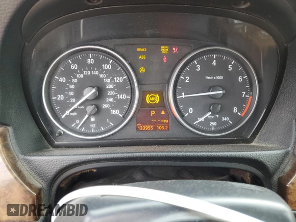2008 BMW 3 Series 335i with VIN WBAWL73548PX51880, listed as a Copart auction lot 49748925 with 133,955 mi miles and Salvage Title. Bid and sale history available at carsss.com. Image 9.