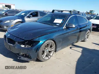 2017 BMW 4 Series 430i with VIN WBA4F7C38HG789545, listed as a IAAI auction lot 41654766 with 107,008 mi miles and . Bid and sale history available at carsss.com. Image 18.