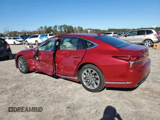 2019 Lexus LS with VIN JTHB51FF1K5007992, listed as a Copart auction lot 41453165 with 50,571 mi miles and Salvage Title. Bid and sale history available at carsss.com. Image 2.