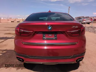 2018 BMW X6 xDrive50i with VIN 5UXKU6C54J0Z66522, listed as a Copart auction lot 50924585 with 49,359 mi miles and Salvage Title. Bid and sale history available at carsss.com. Image 6.
