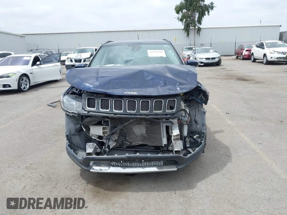 2021 Jeep Compass Limited with VIN 3C4NJCCB1MT581406, listed as a IAAI auction lot 41934159 with 22,967 mi miles and . Bid and sale history available at DreamBid. Image 13.