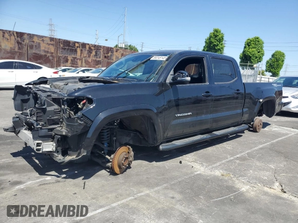 2022 Toyota Tacoma SR5 with VIN 3TMBZ5DN6NM034630, listed as a Copart auction lot 56248145 with 43,309 mi miles and Salvage title. Bid and sale history available at DreamBid. Image 1.