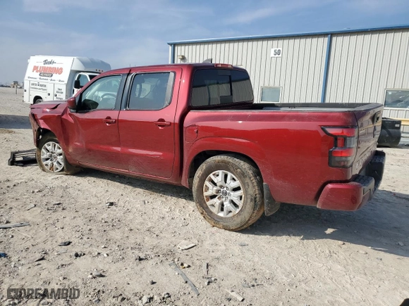 2024 Nissan Frontier SV with VIN 1N6ED1EJ3RN610053, listed as a Copart auction lot 43780015 with 23,601 mi miles and Salvage Title. Bid and sale history available at carsss.com. Image 2.