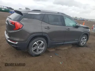 2020 GMC Terrain SLT with VIN 3GKALVEV7LL169523, listed as a Copart auction lot 55866555 with 127,713 mi miles and Salvage title. Bid and sale history available at DreamBid. Image 3.