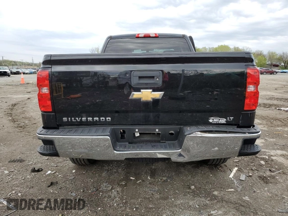 2018 Chevrolet Silverado 1500 LT with VIN 1GCVKREC0JZ185655, listed as a Copart auction lot 53032115 with 44,621 mi miles and Salvage Title. Bid and sale history available at DreamBid. Image 6.