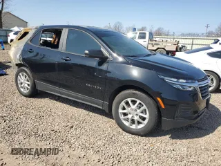 2024 Chevrolet Equinox LS with VIN 3GNAXHEG3RL213987, listed as a Copart auction lot 52985665 with Not Provided miles and Salvage Title. Bid and sale history available at DreamBid. Image 4.