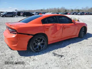 2018 Dodge Charger SXT Plus with VIN 2C3CDXHG9JH325579, listed as a Copart auction lot 46417395 with 101,430 mi miles and Salvage Title. Bid and sale history available at carsss.com. Image 3.