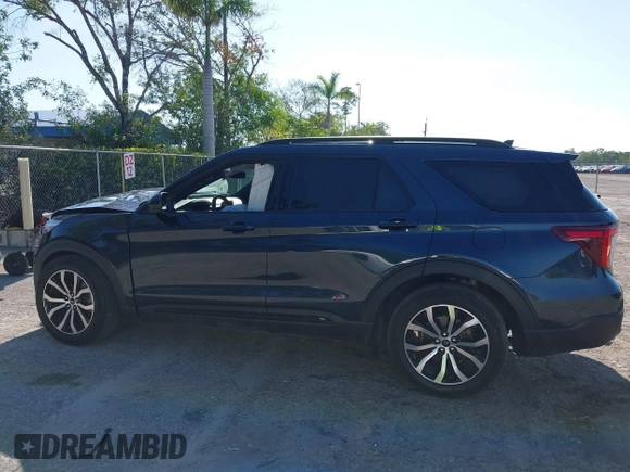 2022 Ford Explorer ST-Line z VIN 1FMSK7KH9NGB68860, wystawiony jako IAAI lot #42287420 z przebiegiem 25 579 mil mil oraz . Historia ofert i sprzedaży dostępna na DreamBid. Obrazek 15.