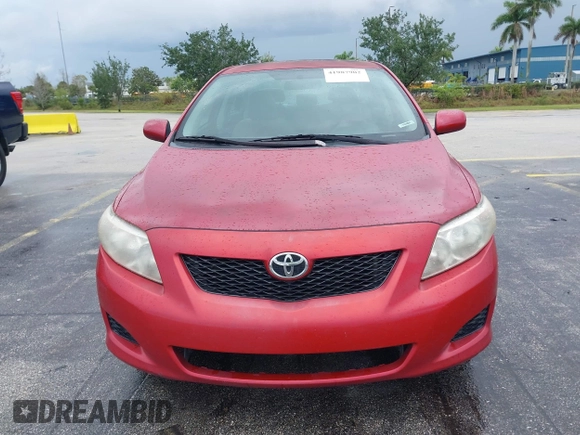 2009 Toyota Corolla with VIN 1NXBU40E39Z022074, listed as a IAAI auction lot 41987902 with 121,206 mi miles. Bid and sale history available at carsss.com. Image 6.