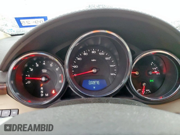 2013 Cadillac CTS Premium with VIN 1G6DP5E33D0159200, listed as a Copart auction lot 59144745 with 68,495 mi miles and Salvage title. Bid and sale history available at DreamBid. Image 9.