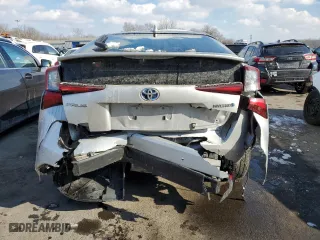 2021 Toyota Prius L Eco with VIN JTDKAMFU3M3147845, listed as a Copart auction lot 88705855 with 59,418 mi miles and Salvage Title. Bid and sale history available at carsss.com. Image 6.