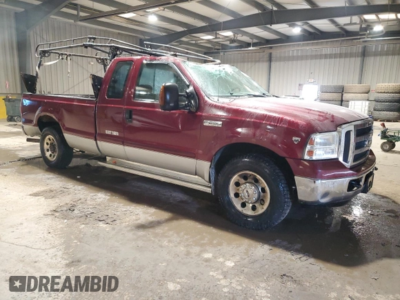 2005 Ford Super Duty F-250 XL with VIN 1FTSX20Y25EA94768, listed as a Copart auction lot 45927315 with 94,154 mi miles and Salvage Title. Bid and sale history available at carsss.com. Image 4.