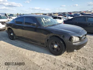 2008 Dodge Charger Police with VIN 2B3KA43H48H285941, listed as a Copart auction lot 71459994 with 0 mi miles and Salvage Title. Bid and sale history available at carsss.com. Image 4.