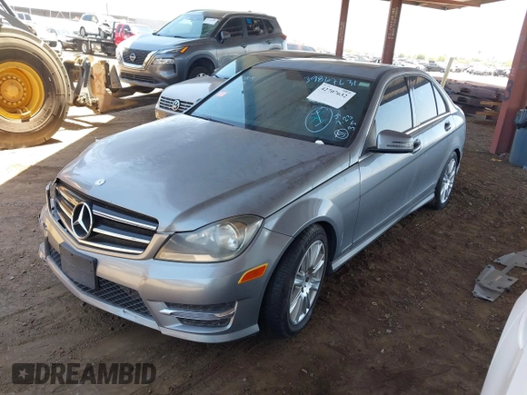 2014 Mercedes-Benz C 250 Sport with VIN WDDGF4HB8EA960507, listed as a IAAI auction lot 42707632 with 86,261 mi miles and . Bid and sale history available at DreamBid. Image 2.