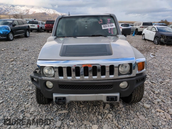 2008 Hummer H3 with VIN 5GTEN33E388203521, listed as a Copart auction lot 80978184 with 158,809 mi miles and Salvage Title. Bid and sale history available at DreamBid. Image 5.