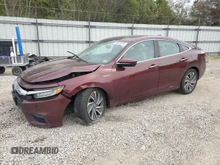2019 Honda Insight Touring with VIN 19XZE4F90KE021222, listed as a Copart auction lot 52618265 with 98,851 mi miles and Salvage Title. Bid and sale history available at DreamBid. Image 1.