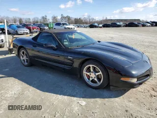 2001 Chevrolet Corvette with VIN 1G1YY32G015125214, listed as a Copart auction lot 85579554 with 143,839 mi miles and Salvage Title. Bid and sale history available at carsss.com. Image 4.