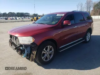 2013 Dodge Durango Crew z VIN 1C4RDHDG2DC602128, wystawiony jako Copart lot #48366605 z przebiegiem 190 949 mil mil oraz Szkoda całkowita • Salvage title. Historia ofert i sprzedaży dostępna na DreamBid. Obrazek 1.