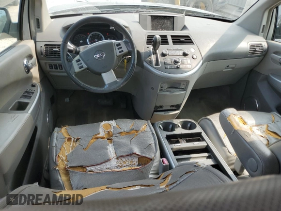 2007 Nissan Quest SL z VIN 5N1BV28U27N124003, wystawiony jako Copart lot #57876915 z przebiegiem 141 409 mil mil oraz Szkoda całkowita • Salvage title. Historia ofert i sprzedaży dostępna na DreamBid. Obrazek 8.