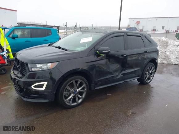 2017 Ford Edge Sport with VIN 2FMPK4AP1HBB04417, listed as a IAAI auction lot 41178977 with 81,039 mi miles. Bid and sale history available at carsss.com. Image 17.