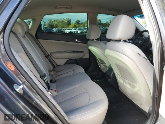 2017 Kia Optima LX with VIN 5XXGT4L32HG156845, listed as a Copart auction lot 76312814 with 124,810 mi miles and Clean Title. Bid and sale history available at carsss.com. Image 10.