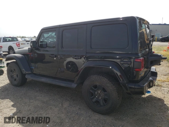 2022 Jeep Wrangler Unlimited Sahara with VIN 1C4JJXP60NW172991, listed as a Copart auction lot 54272305 with 54,361 mi miles and Salvage title. Bid and sale history available at DreamBid. Image 2.