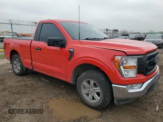 2022 Ford F-150 XL with VIN 1FTMF1CB6NKE06606, listed as a Copart auction lot 42797085 with 45,926 mi miles and Salvage Title. Bid and sale history available at carsss.com. Image 4.